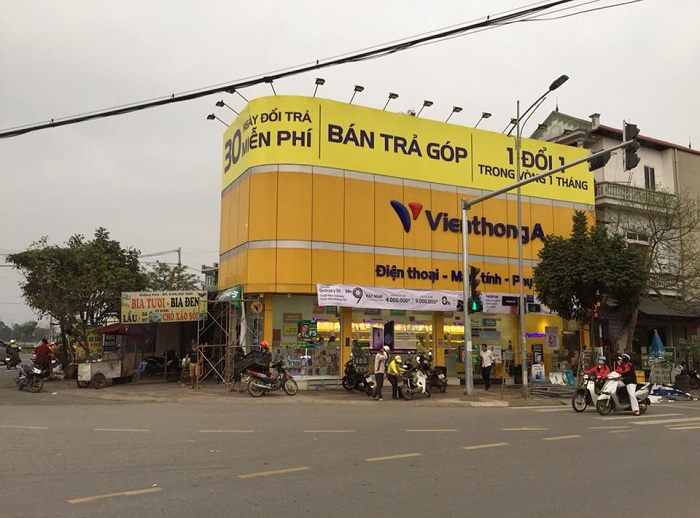 Dự án làm biển quảng cáo Showroom ngoài trời