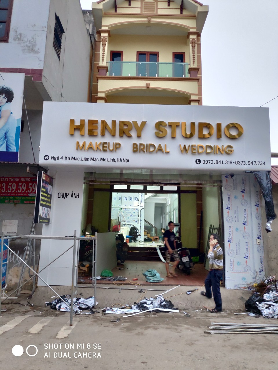 Thi Công Biển ốp Alu Chữ Nổi Tại Lâm Thao