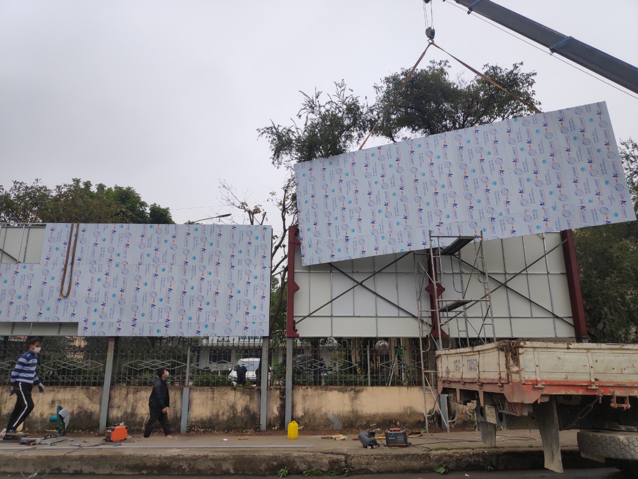 biển quảng cáo ốp alu tại Việt Trì