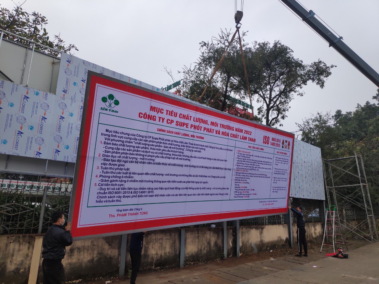 Thi công biển quảng cáo tại Việt Trì