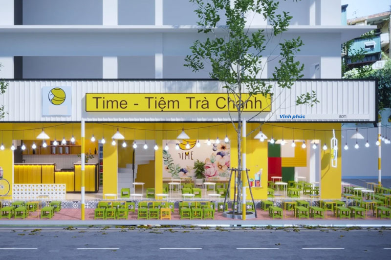 Thiet Ke Quan Tra Chanh Tra Sua Vinh Phuc