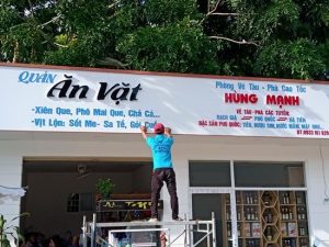Biển đồ ăn Vặt Bằng Bạt Hiflex