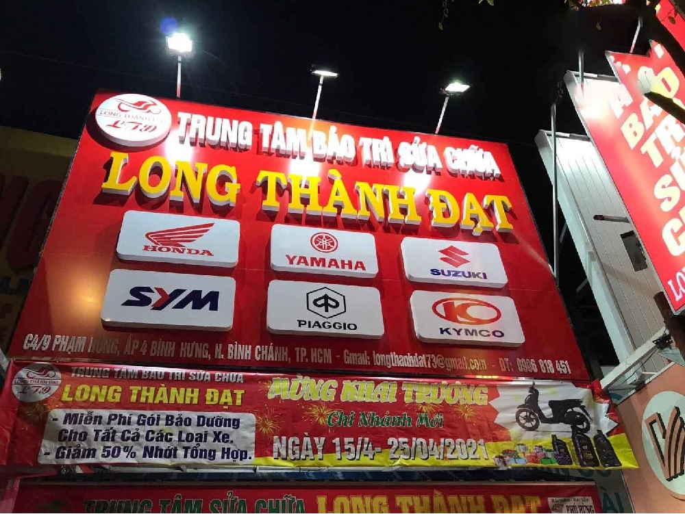 Xu Hướng Chọn Biển Quảng Cáo Tiệm Sửa Xe Máy Năm 2026