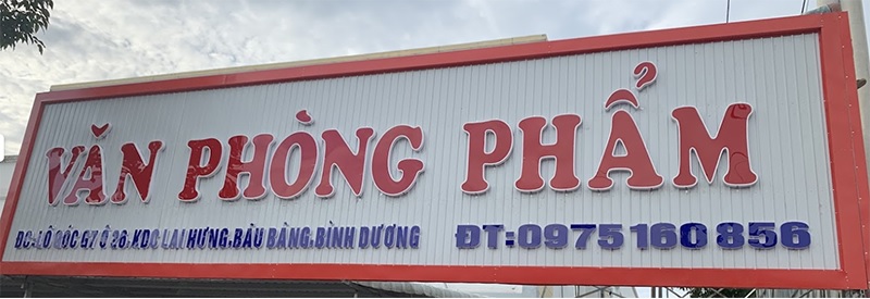 Xu Hướng Chọn Biển Quảng Cáo Cửa Hàng Sách Văn Phòng Phẩm Năm 2026