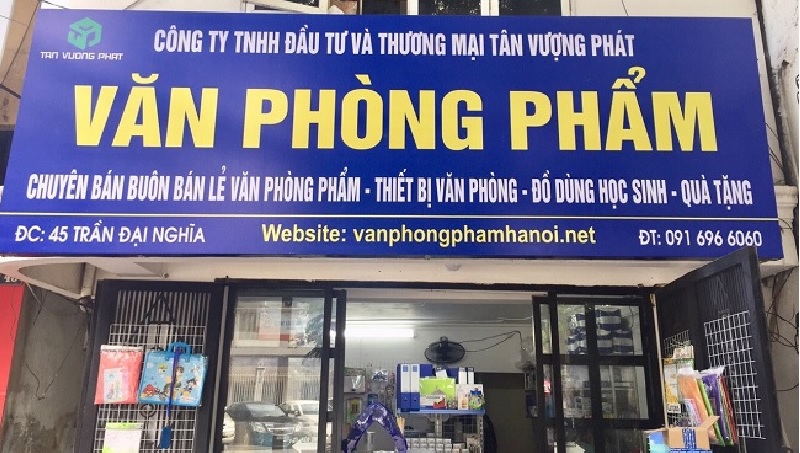 Xu Hướng Chọn Biển Quảng Cáo Cửa Hàng Sách Văn Phòng Phẩm Năm 2026