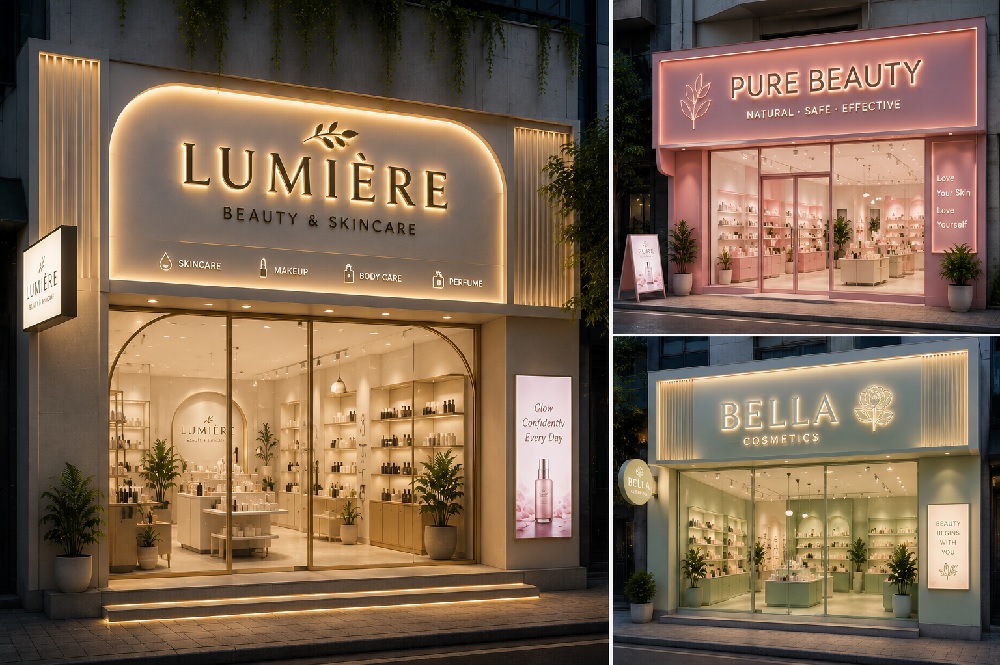 Xu Hướng Chọn Biển Quảng Cáo Shop Mỹ Phẩm 2026