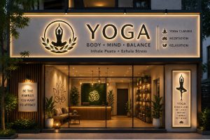 Xu Hướng Chọn Biển Quảng Cáo Trung Tâm Yoga