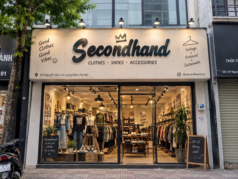 Xu Hướng Chọn Biển Quảng Cáo Cửa Hàng đồ Secondhand