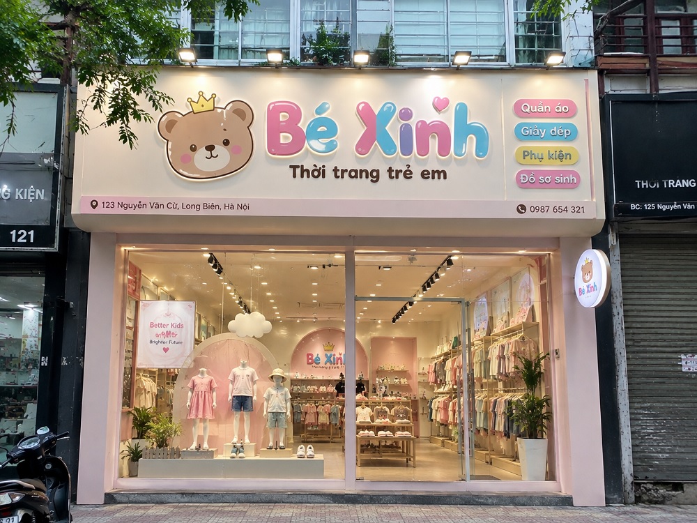 Xu Hướng Chọn Biển Quảng Cáo Cửa Hàng đồ Trẻ Em